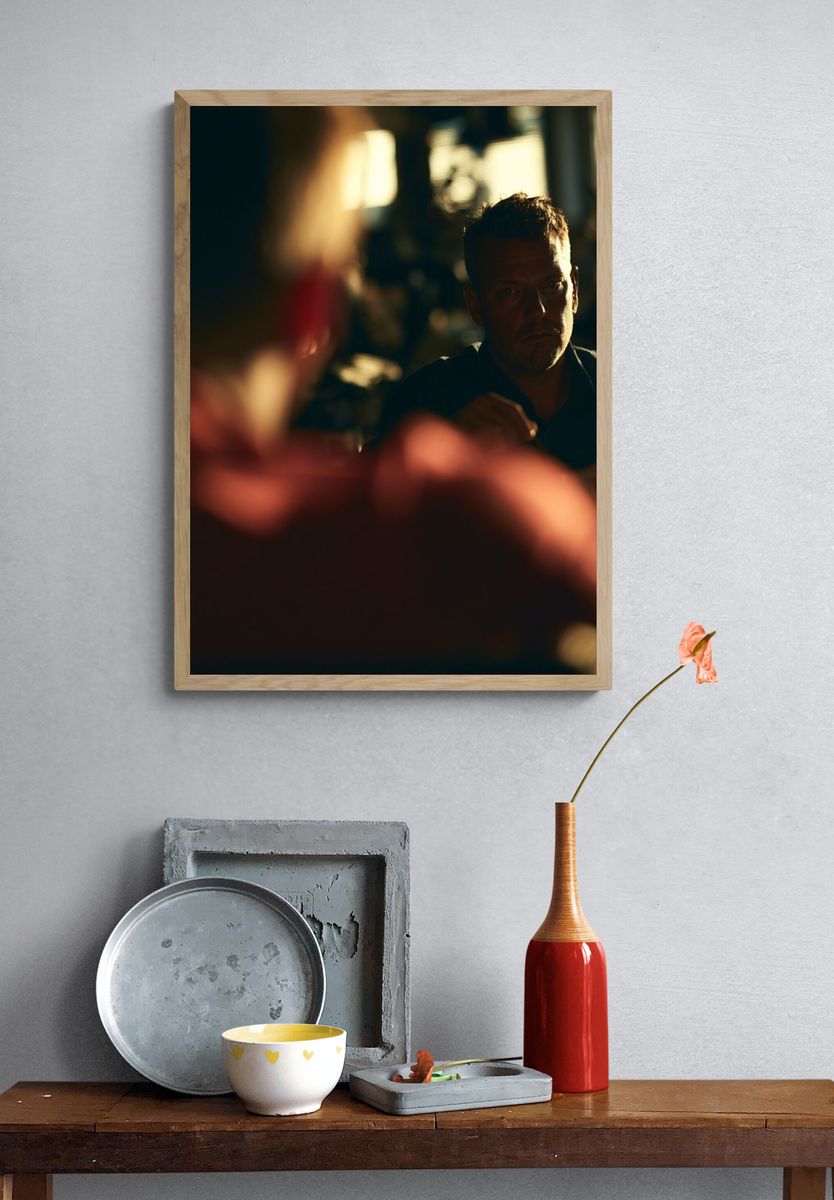 Moody Portrait Photography Poster. — room view 3