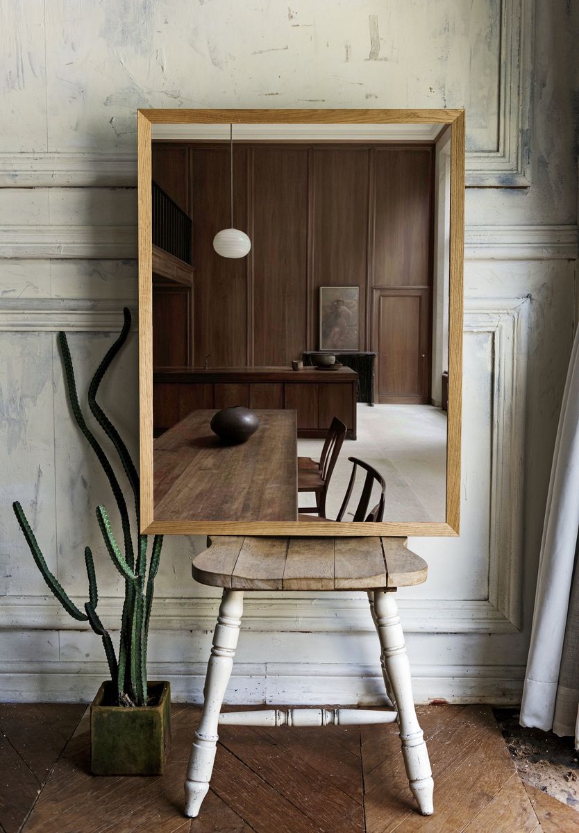 Wooden Interior Minimalist Photography Print. — room view 1
