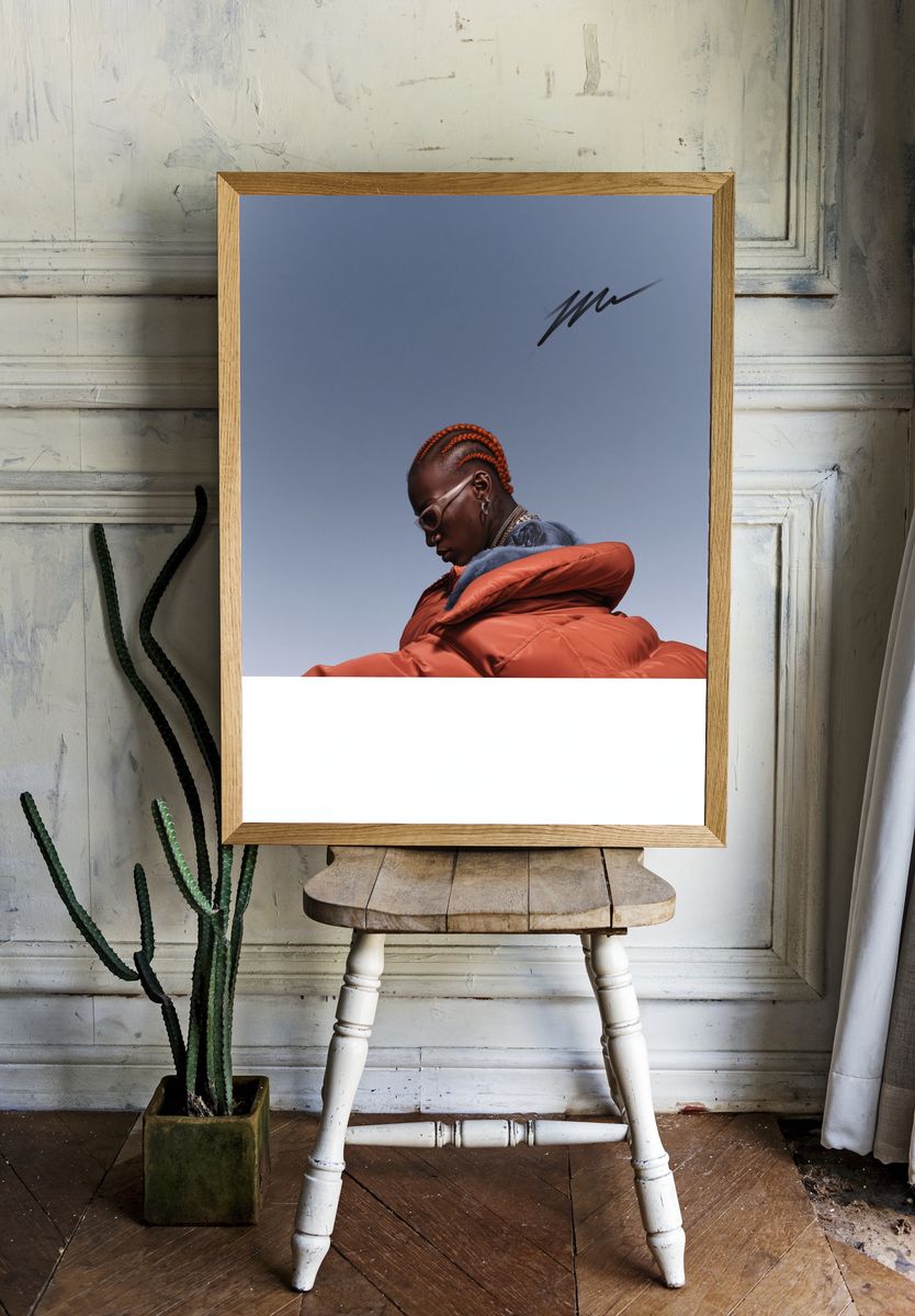 Urban Portrait Fashion Poster. room preview