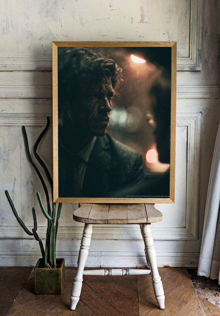 Rainy Noir Portrait Poster. — room view 1