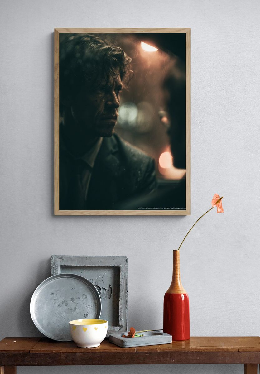 Rainy Noir Portrait Poster. — room view 3