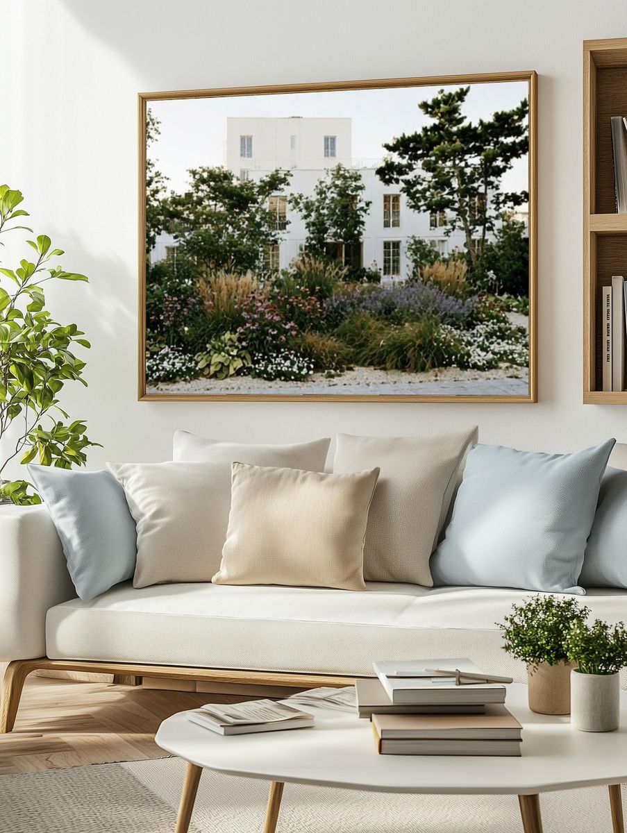 White House Garden Photography Poster. — room view 2