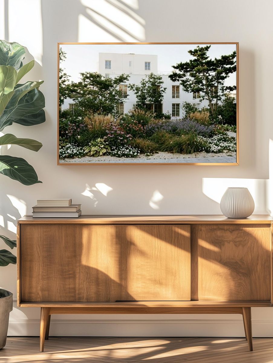 White House Garden Photography Poster. — room view 3