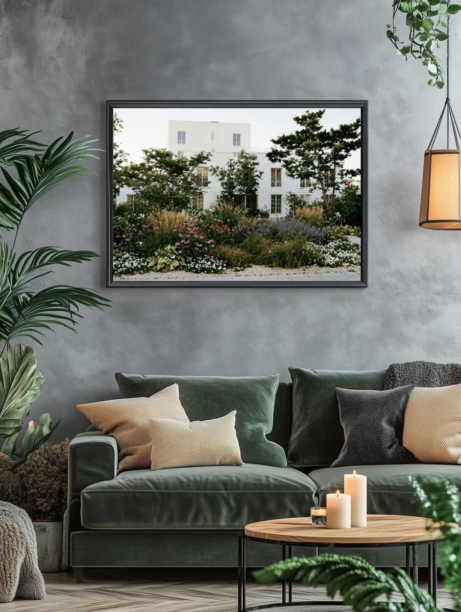 White House Garden Photography Poster. — room view 4