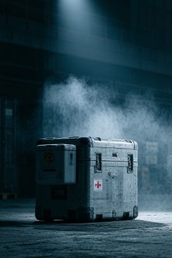 Industrial Medical Crate Photography Poster. poster — photography art
