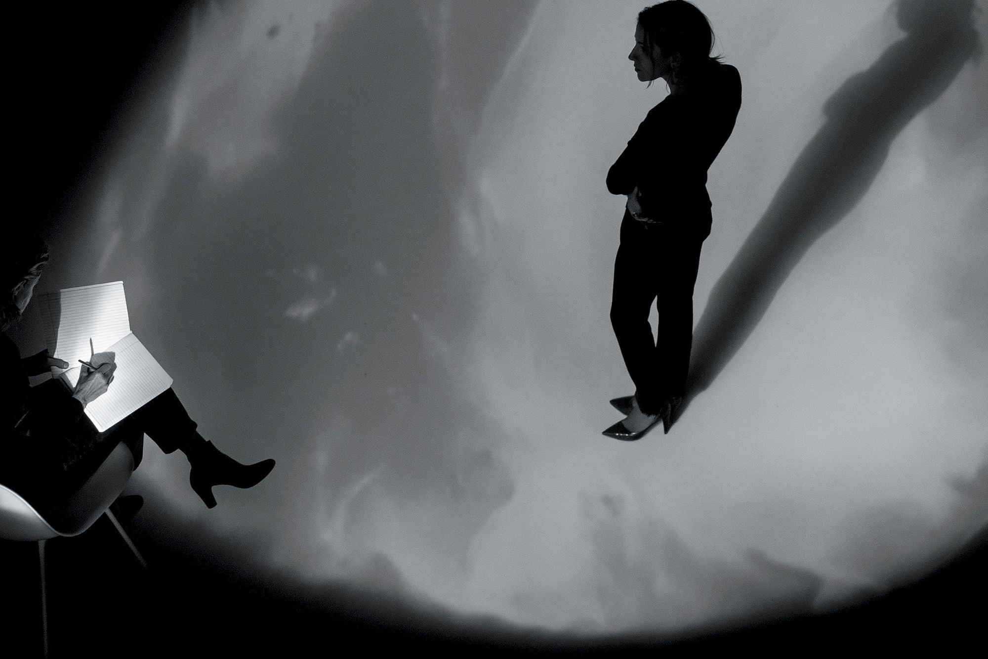 Noir Fashion Silhouette Poster. poster detail