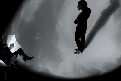 Noir Fashion Silhouette Poster. poster