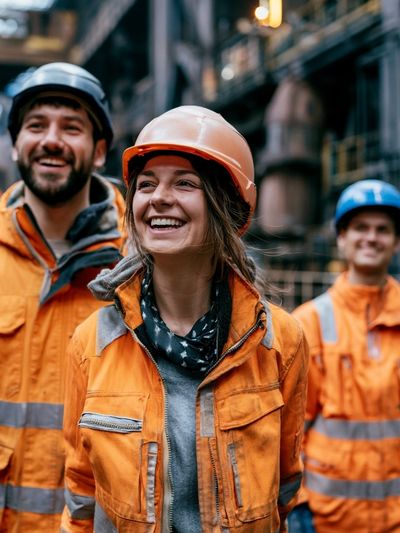 Industrial Workers Portrait Poster.