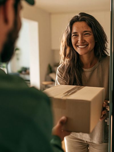 Warm Delivery Moment Photography Poster. poster
