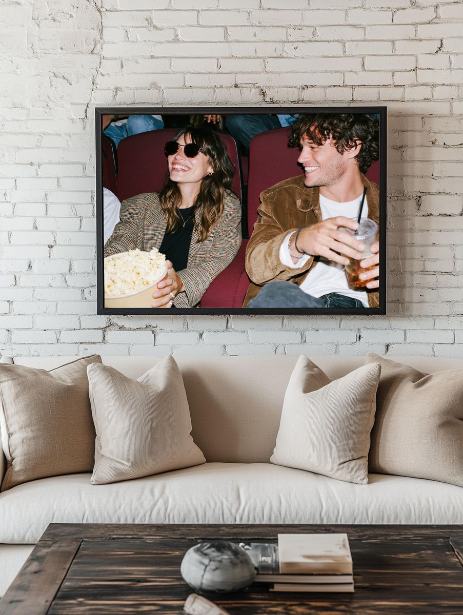 Cinema Date Night Photography Poster. — room view 1