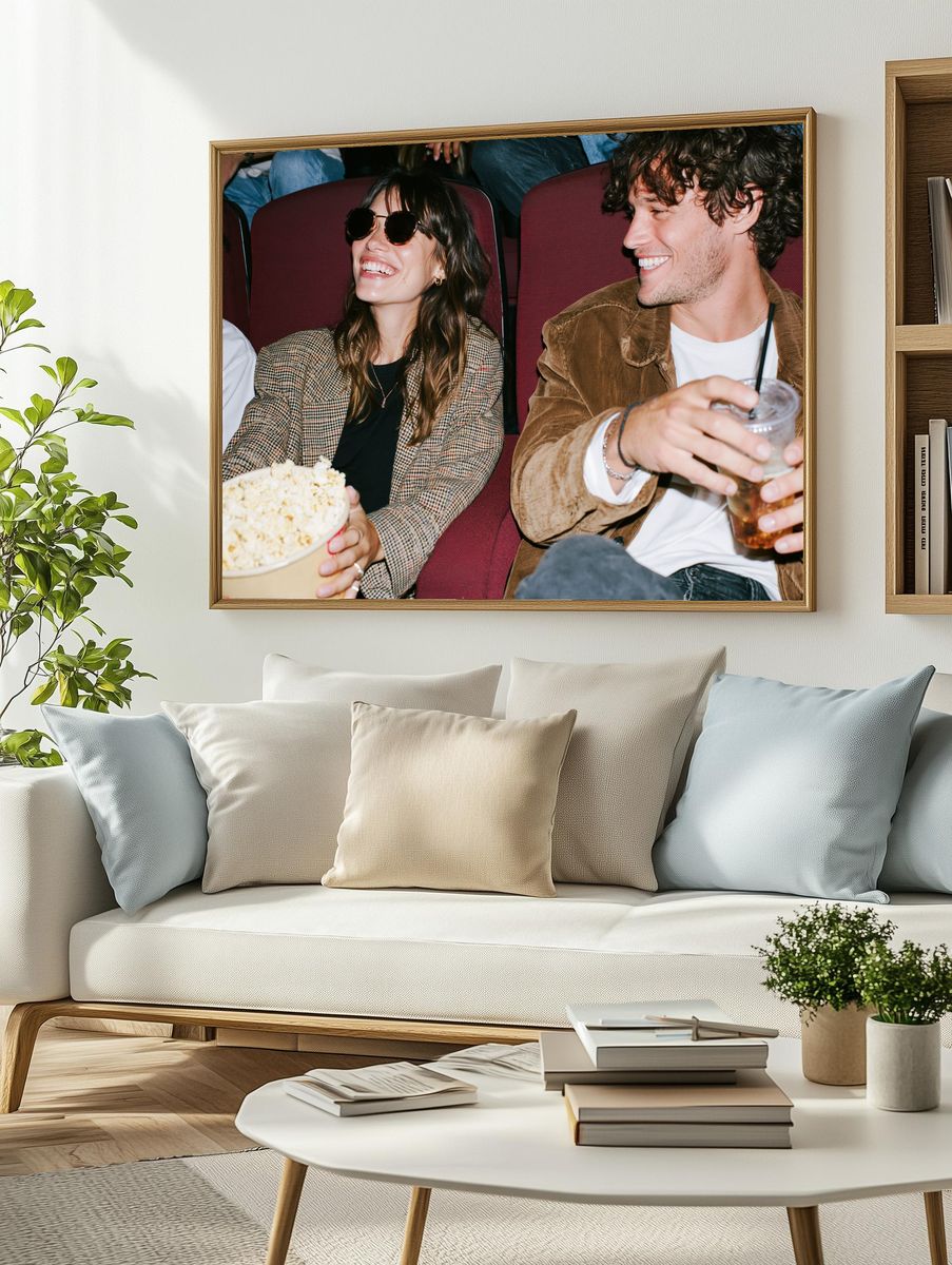 Cinema Date Night Photography Poster. — room view 2