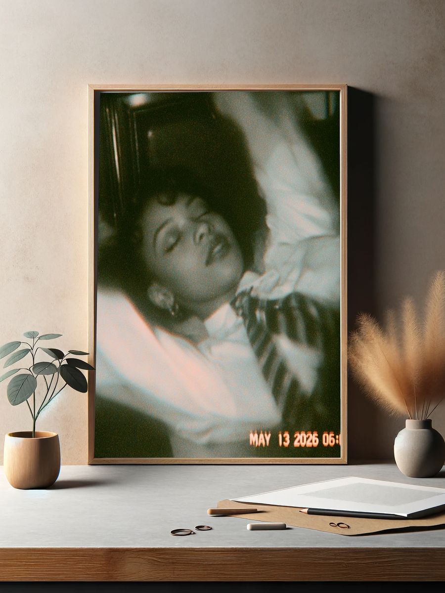 Dreamy Vintage Portrait Poster. — room view 2