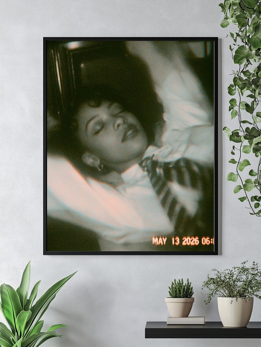 Dreamy Vintage Portrait Poster. — room view 4