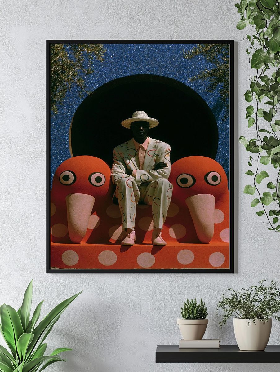 Surreal Fashion Portrait Print. — room view 4
