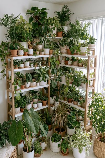 Indoor Plant Jungle Photography Poster. poster print