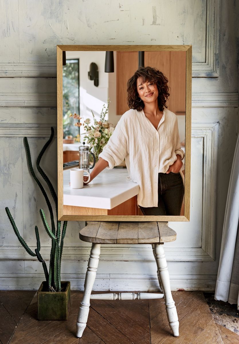 Cozy Kitchen Portrait Photography Poster. room preview