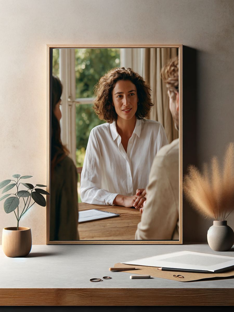 Counseling Session Portrait Poster. — room view 2