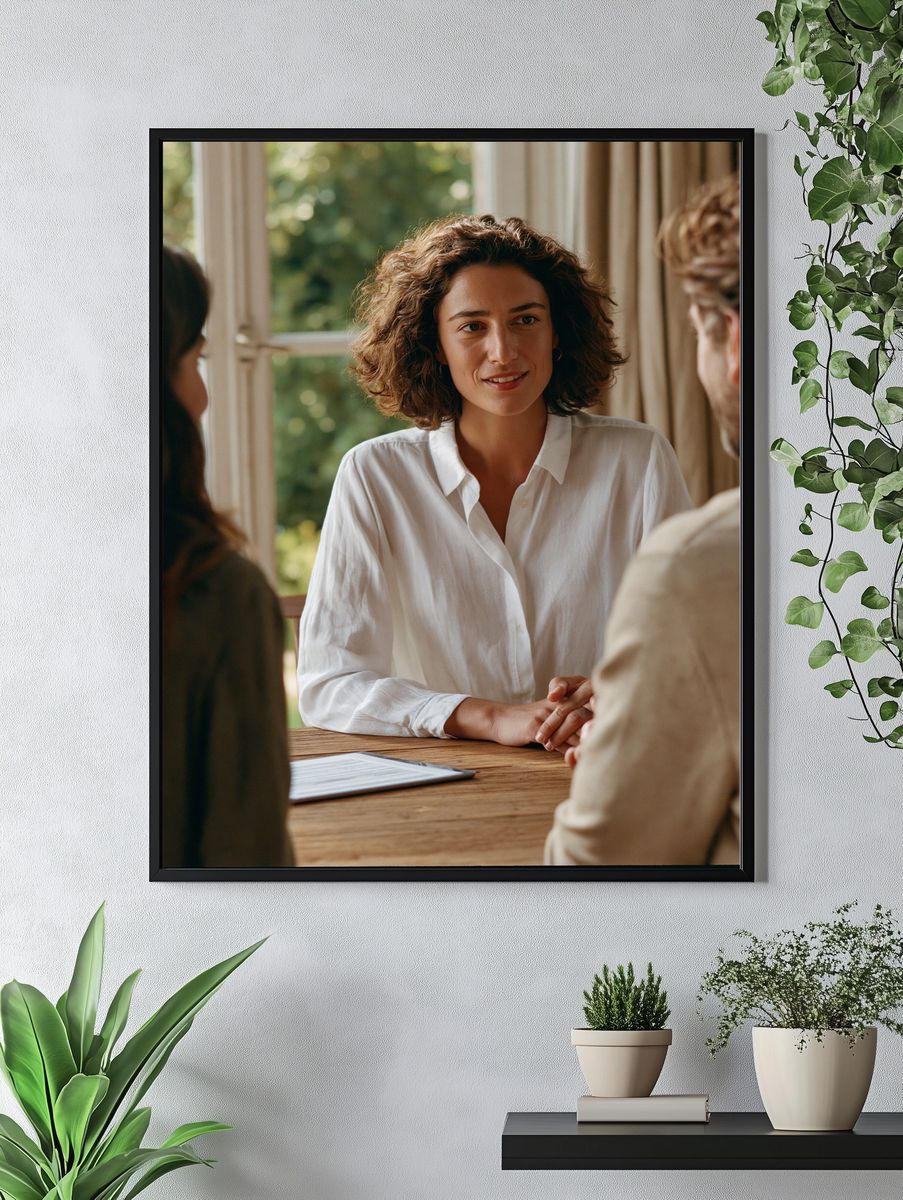 Counseling Session Portrait Poster. — room view 4