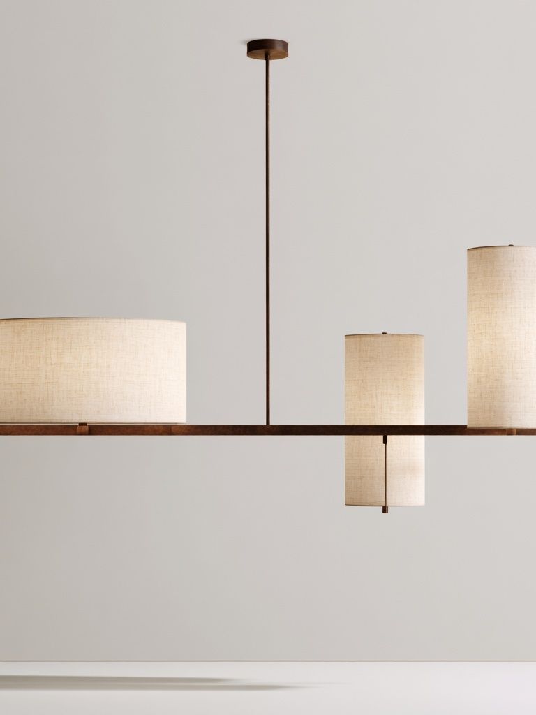 Modern Pendant Lamp Photography Poster. poster detail