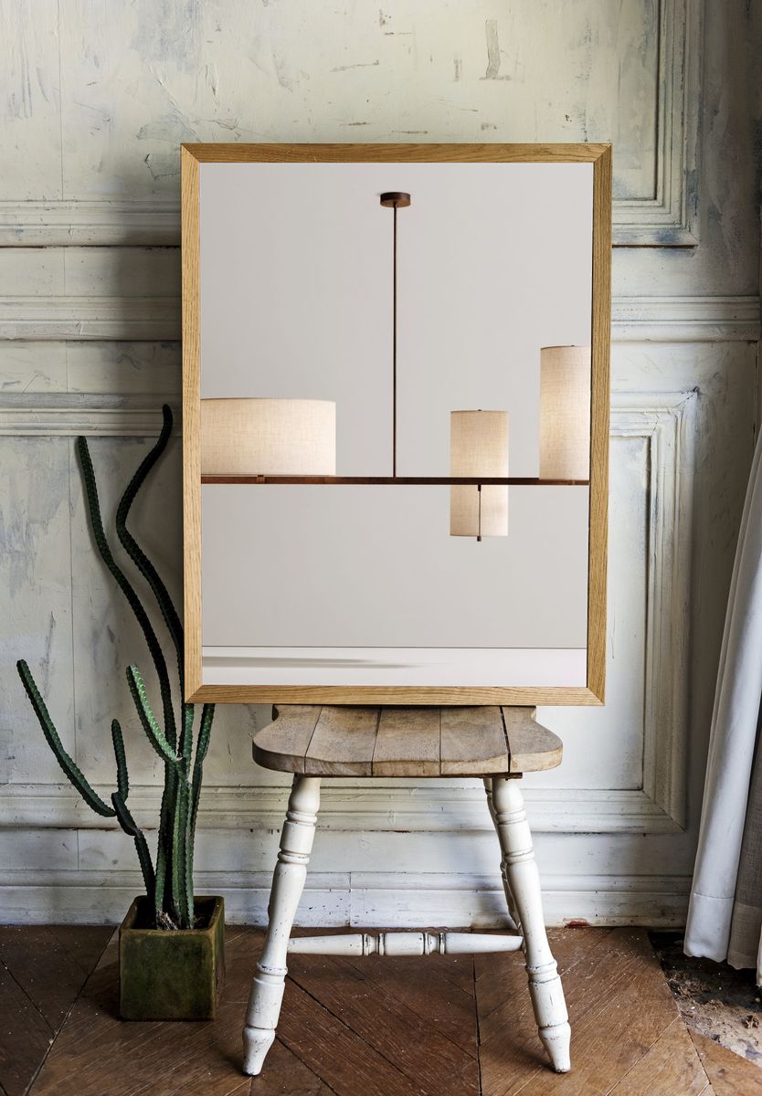 Modern Pendant Lamp Photography Poster. — room view 1