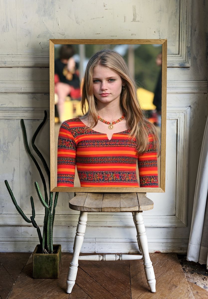 Blonde Portrait Photography Poster. room preview