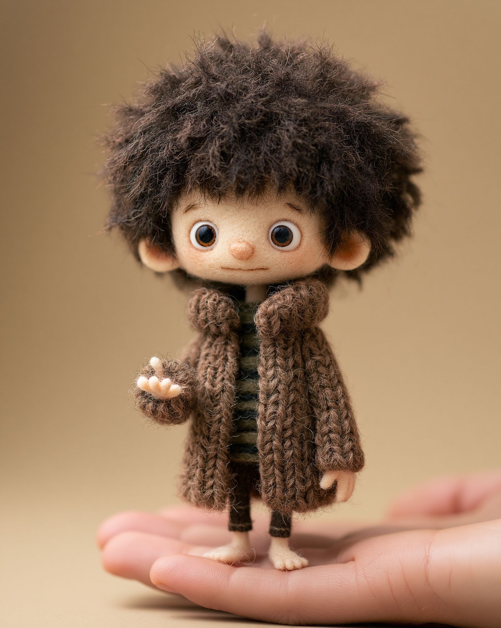 Handmade Doll Portrait Print. poster detail