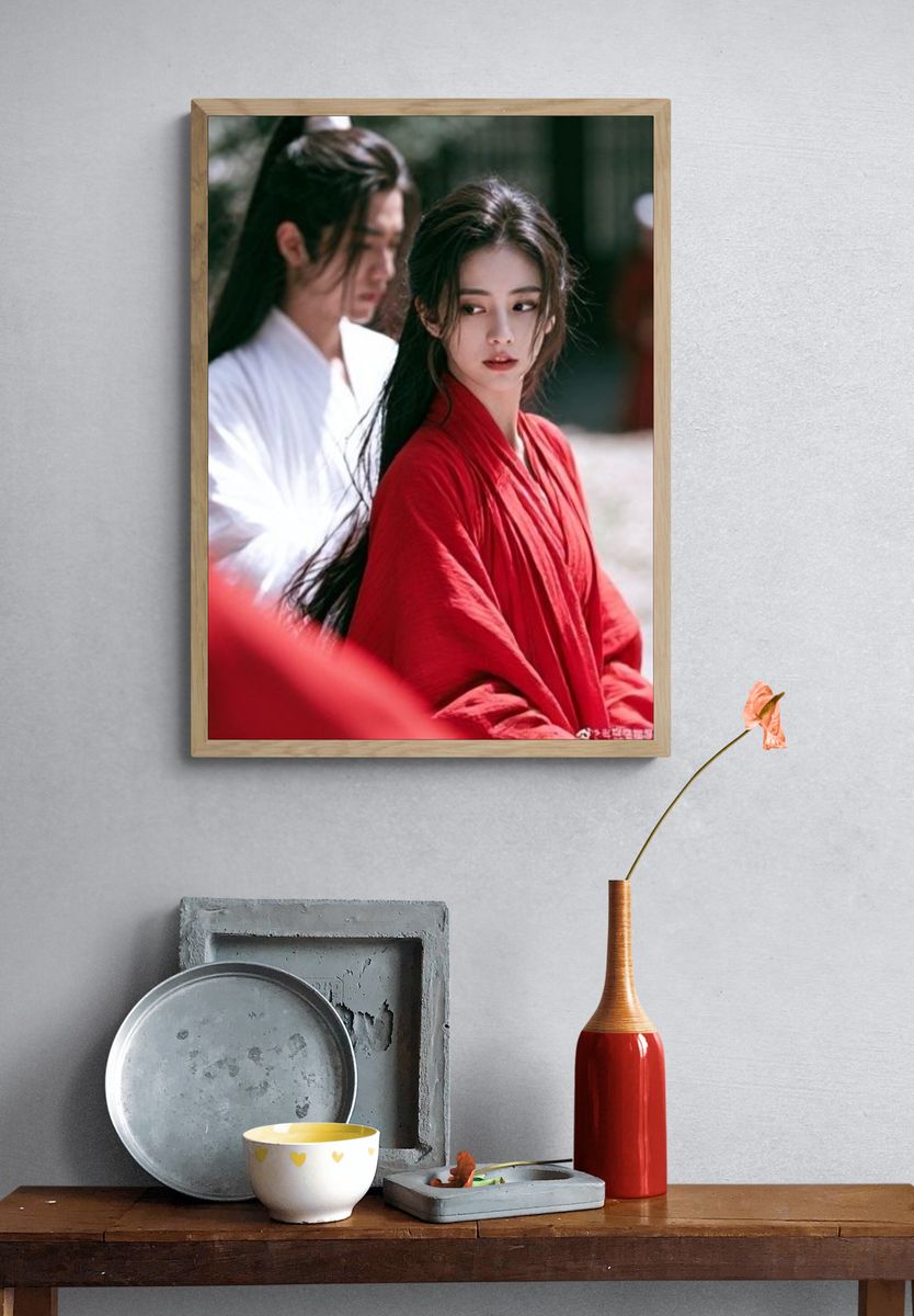 Cinematic Couple Portrait Poster. — room view 3