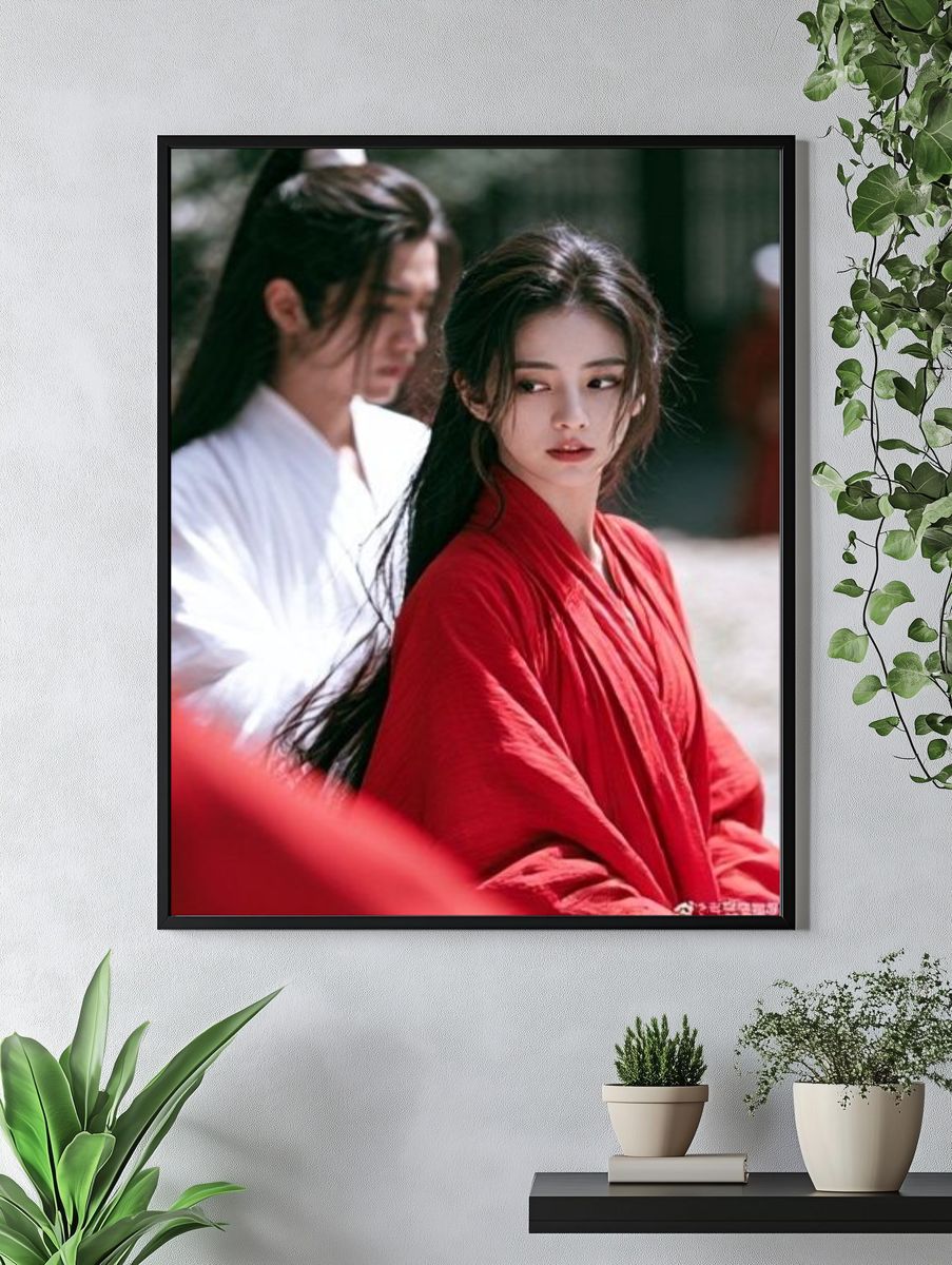 Cinematic Couple Portrait Poster. — room view 4