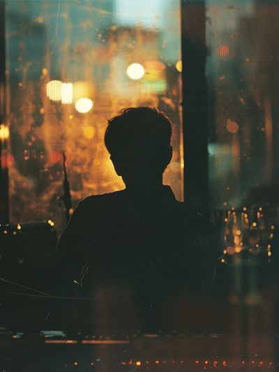Nocturnal Silhouette Photography Poster.