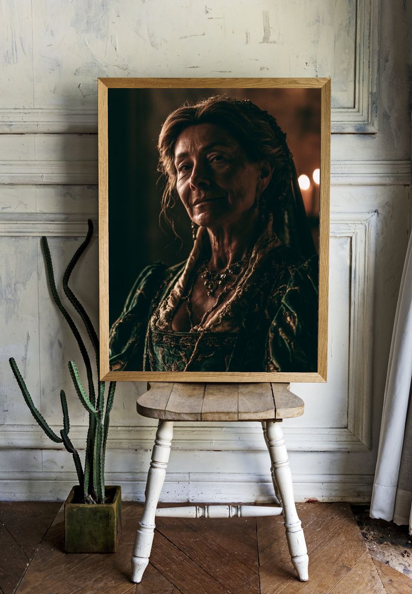 Candlelit Portrait Photography Poster. — room view 1