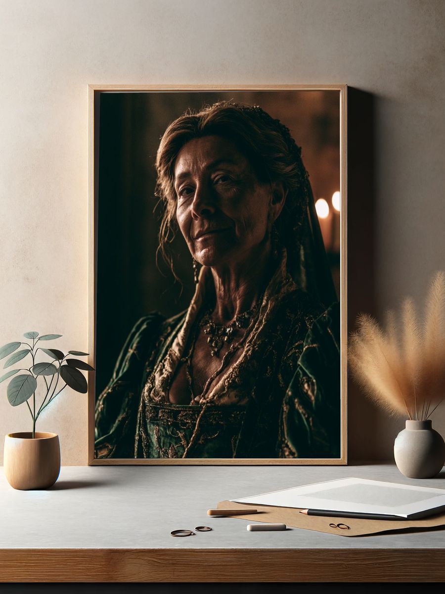 Candlelit Portrait Photography Poster. — room view 2