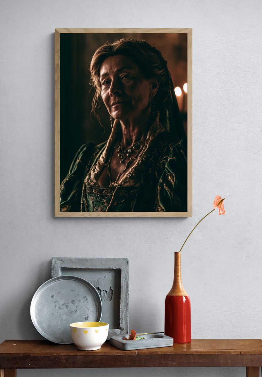 Candlelit Portrait Photography Poster. — room view 3