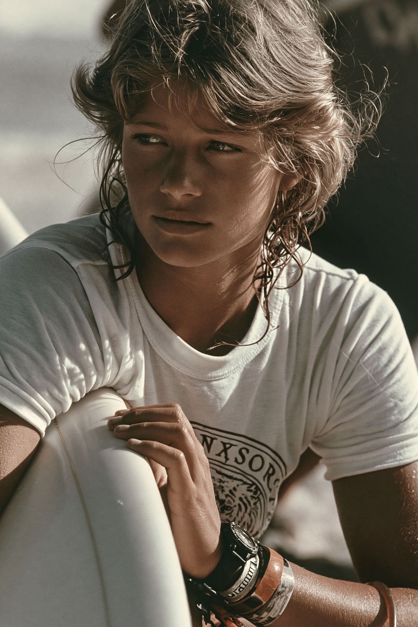Surfer Portrait Photography Poster. poster detail