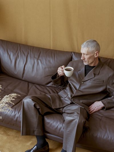 Coffee Break Portrait Poster.