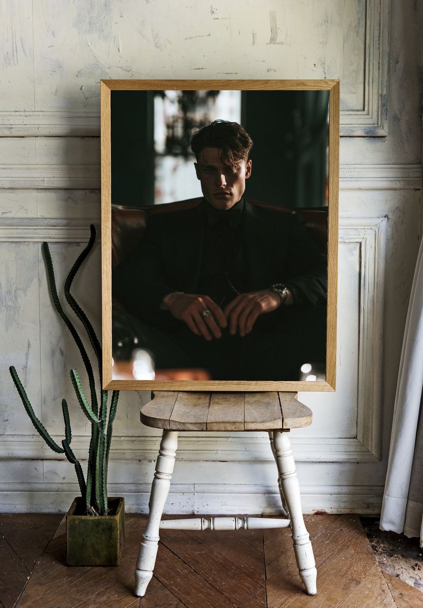 Moody Portrait Photography Poster. room preview