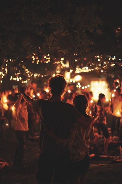 Candlelit Dance Night Photography Poster.