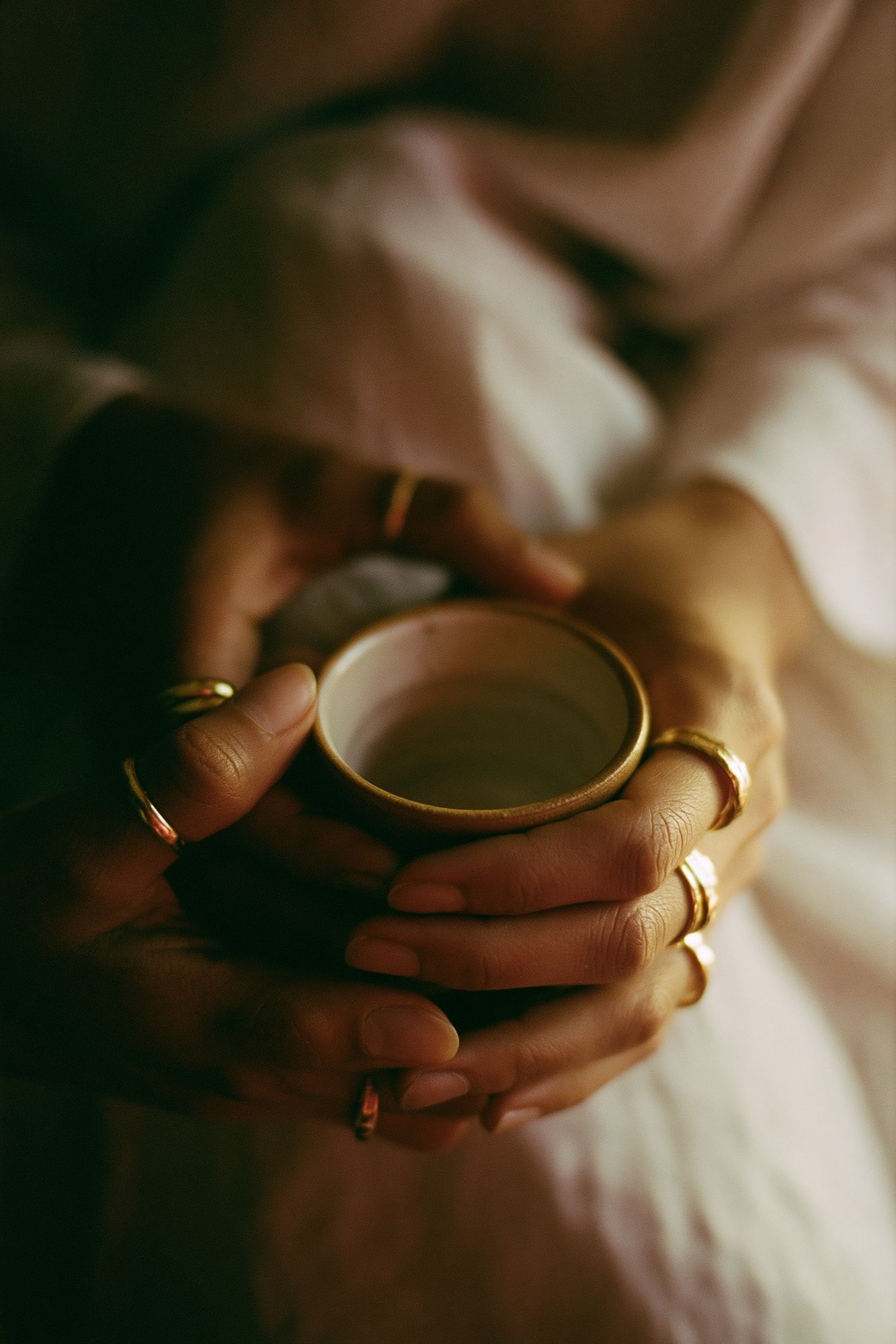 Hands Holding Cup Photography Poster. poster — photography art