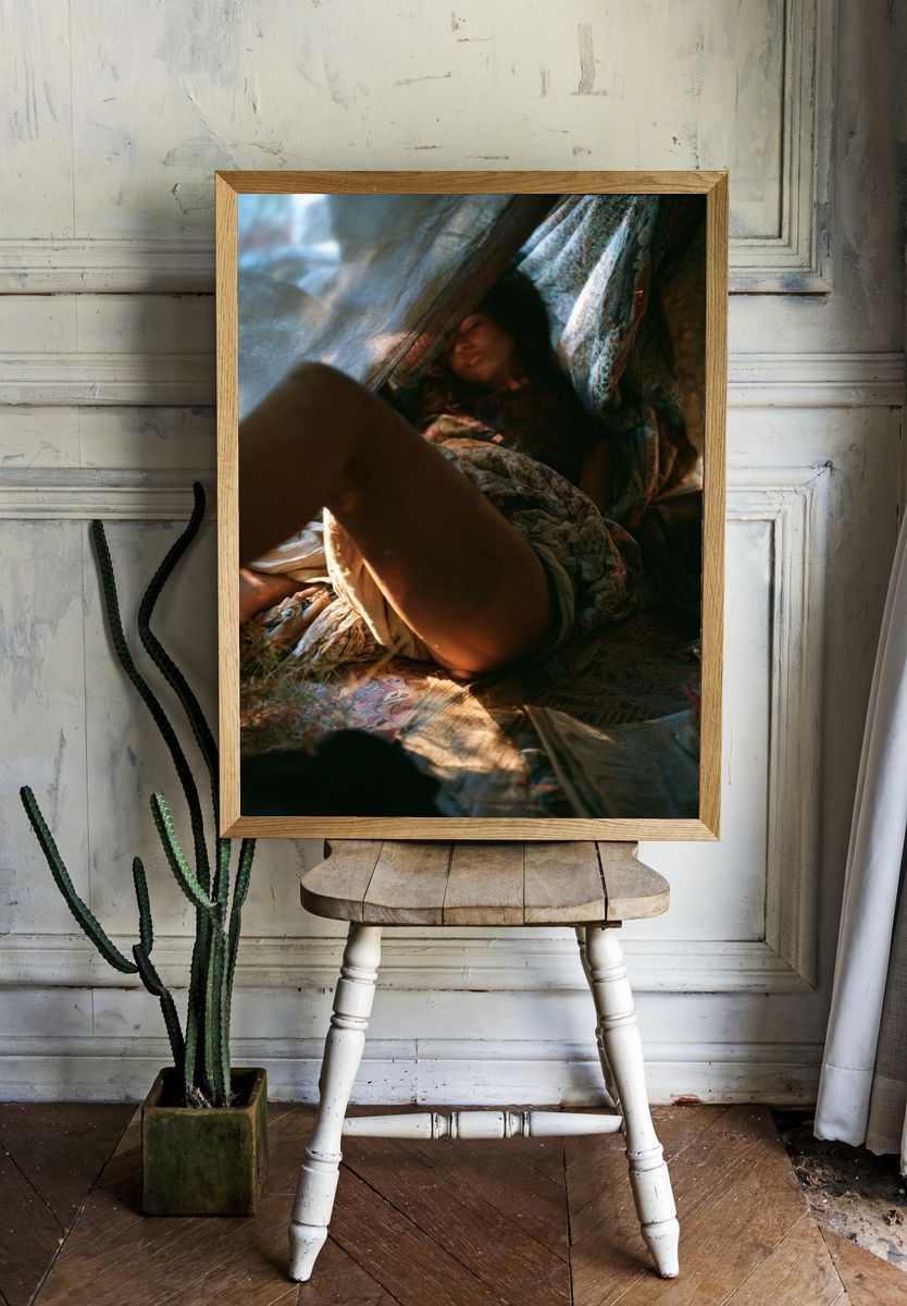 Dreaming Figure Photography Poster. room preview