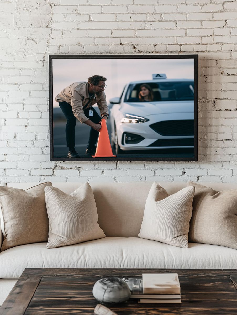 Driving Instructor Photography Poster. room preview