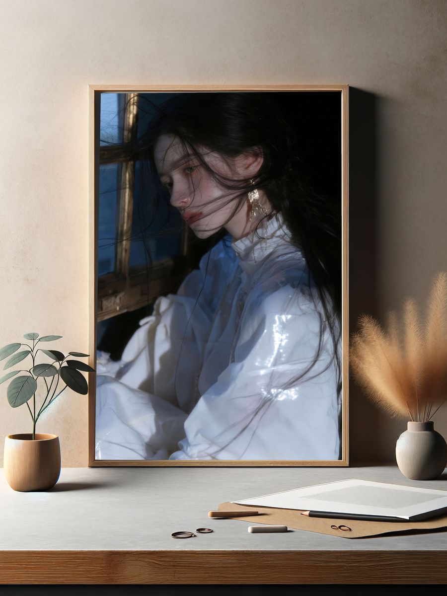 Dreamy Portrait Photography Poster. — room view 2