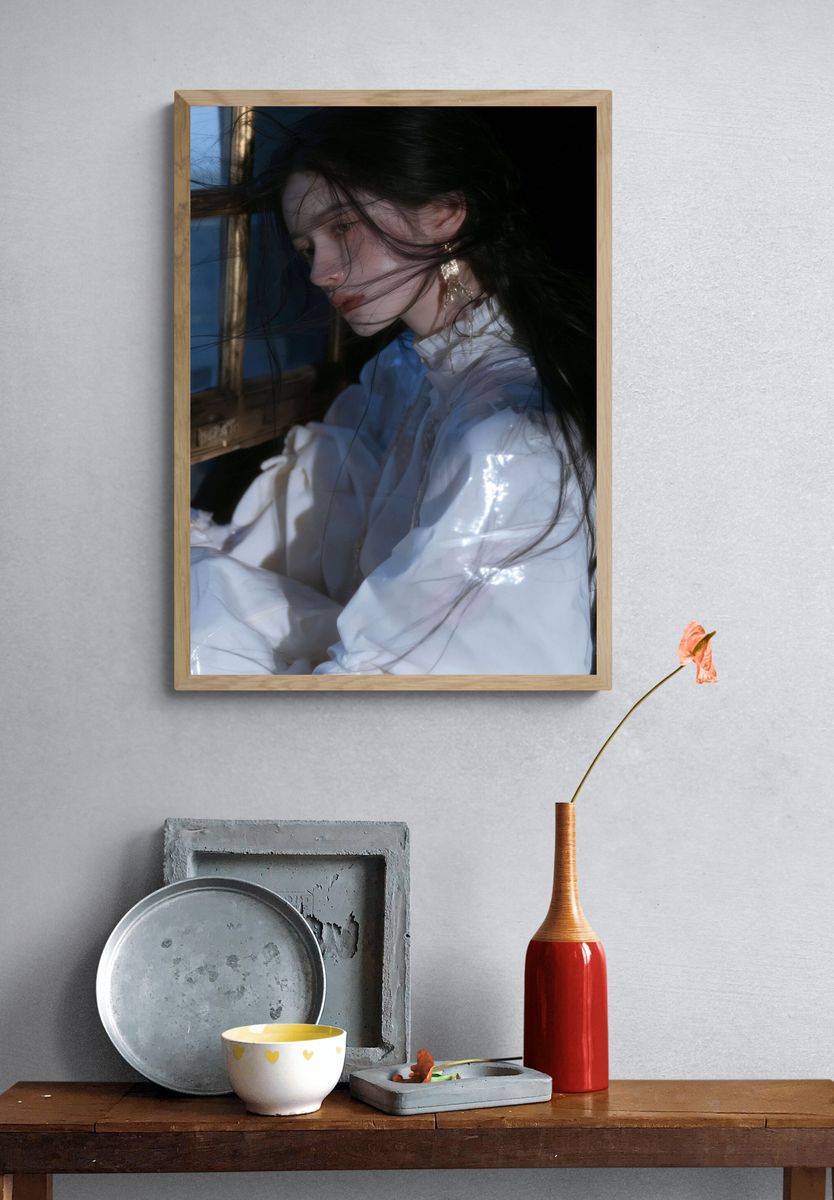 Dreamy Portrait Photography Poster. — room view 3