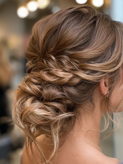 Braided Updo Portrait Print.
