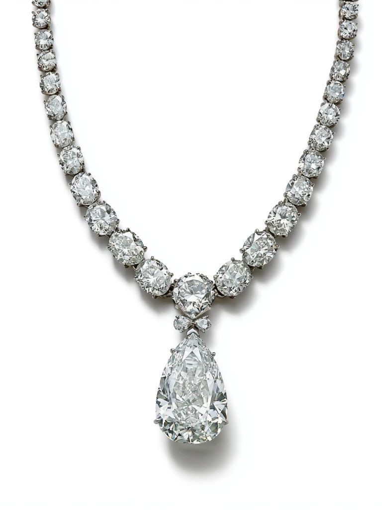 Diamond Necklace Photography Poster. poster — photography art