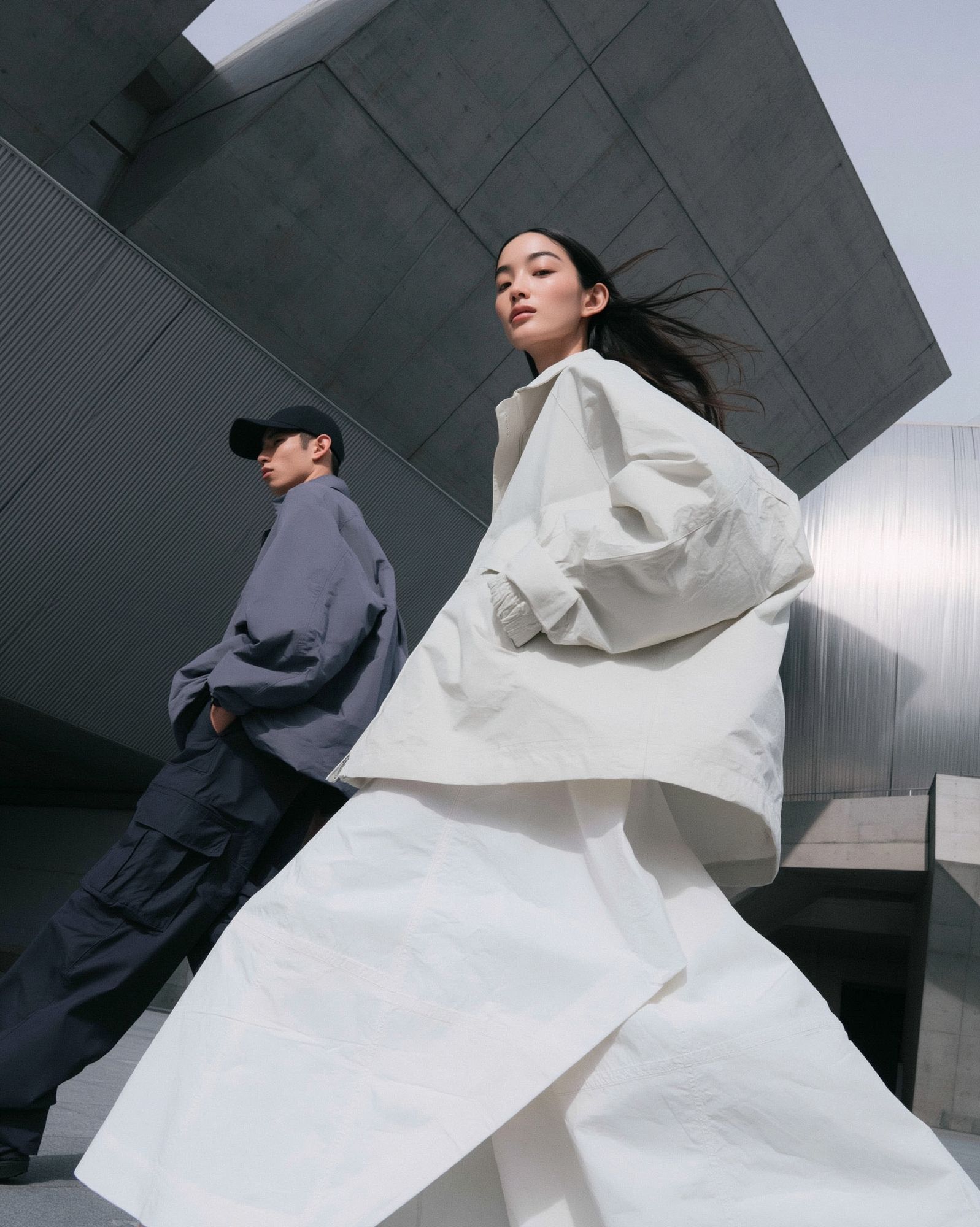 Urban Fashion Duo Photography Poster. poster — photography art