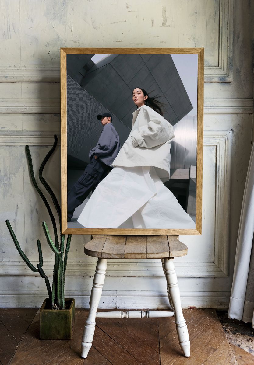 Urban Fashion Duo Photography Poster. room preview