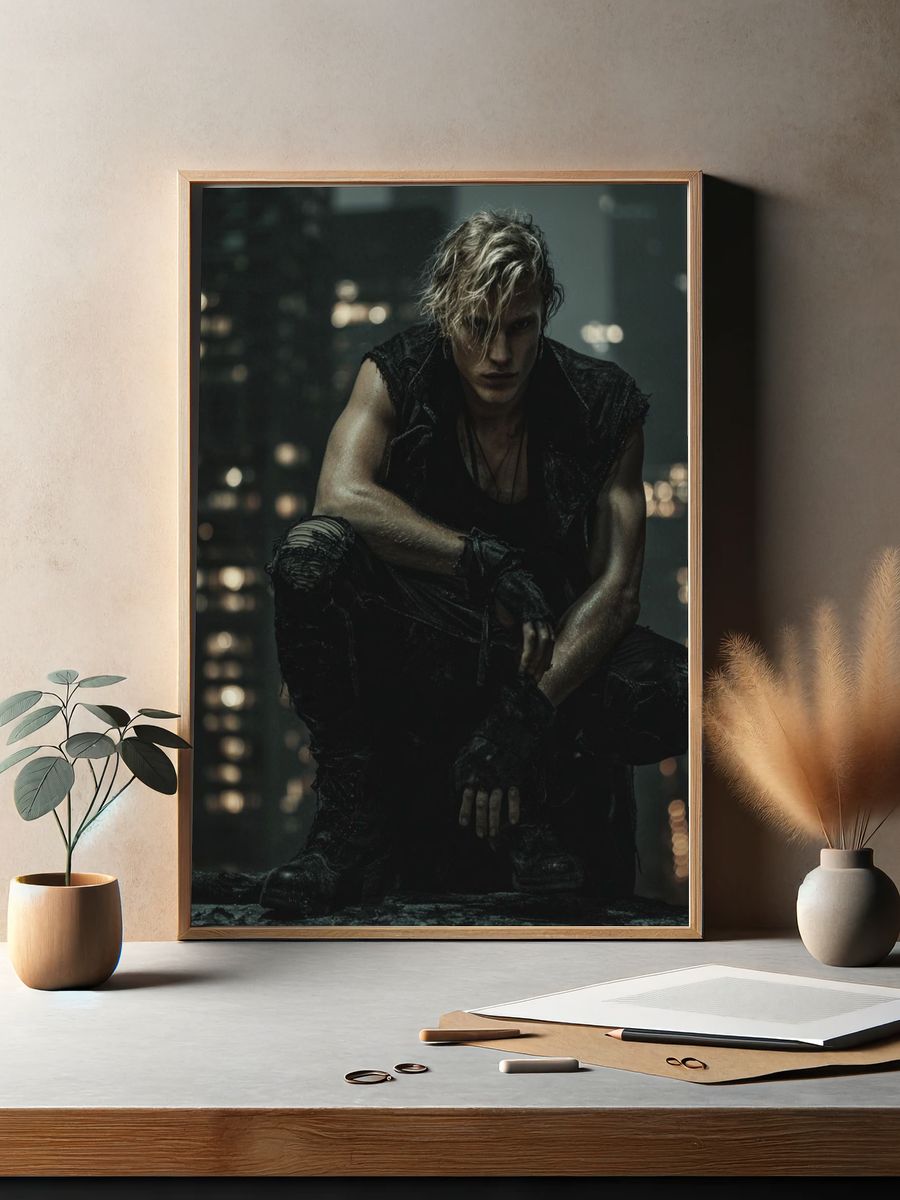 Urban Rebel Portrait Print. — room view 2