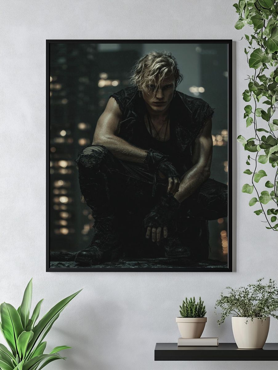Urban Rebel Portrait Print. — room view 4