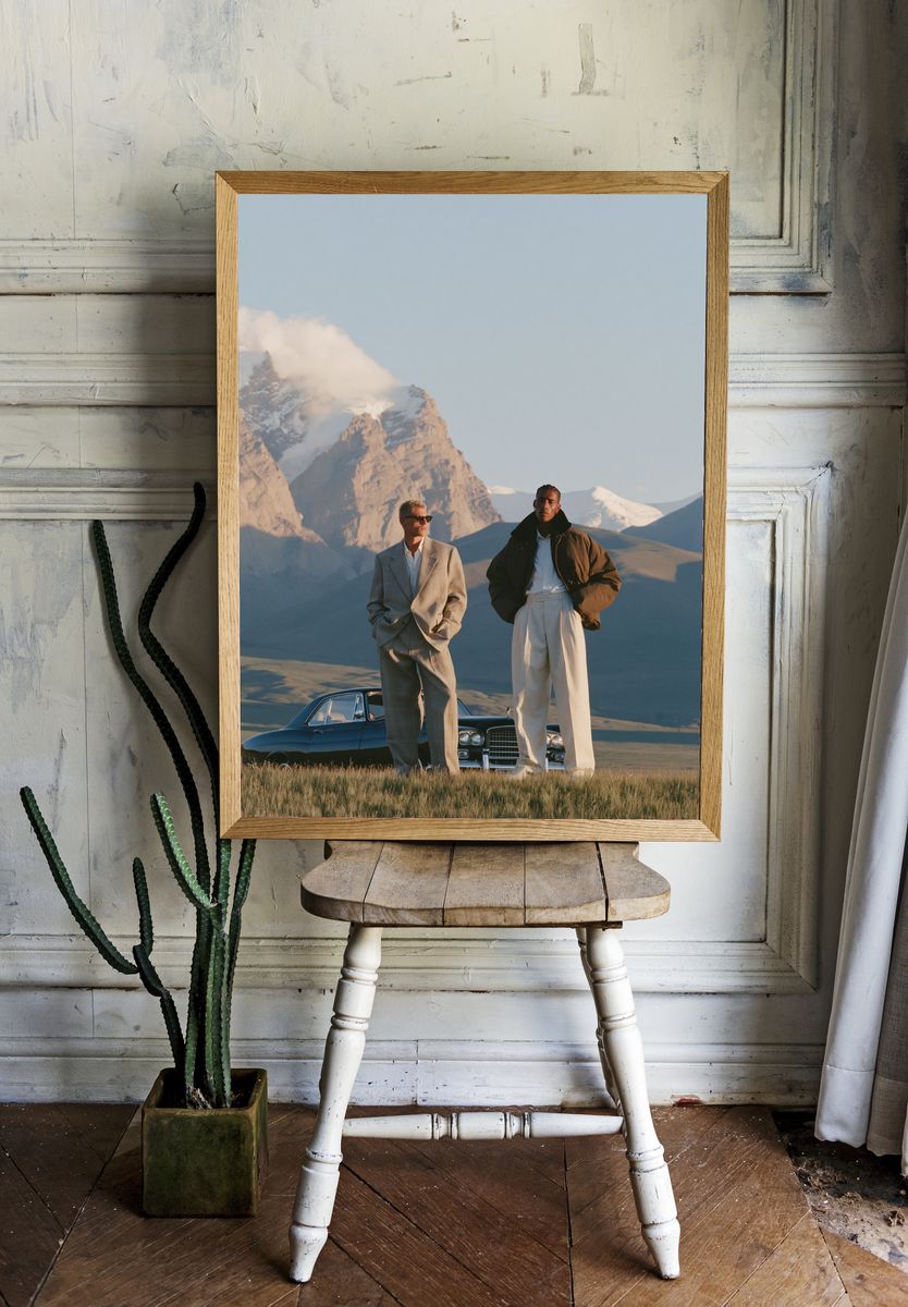 Mountain Fashion Portrait Poster. room preview