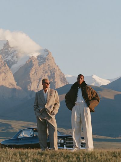 Mountain Fashion Portrait Poster.