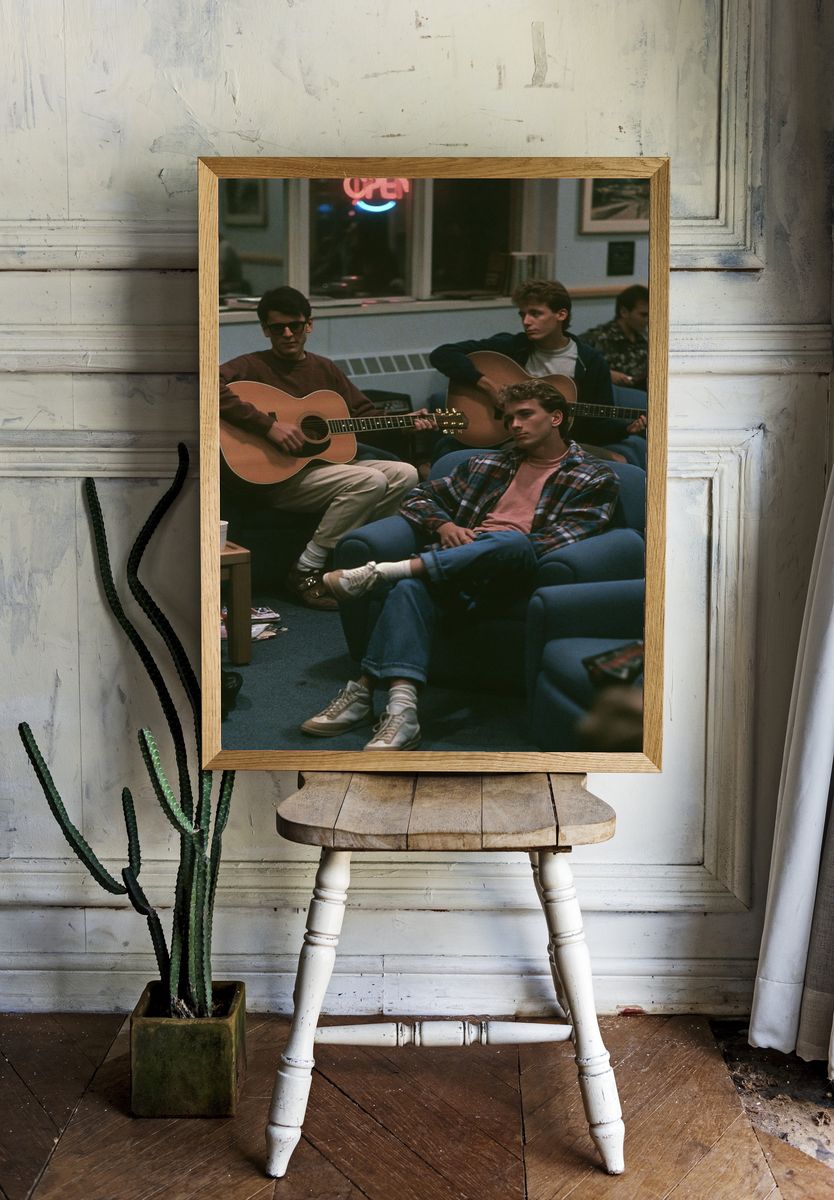 Acoustic Jam Session Photography Poster. room preview